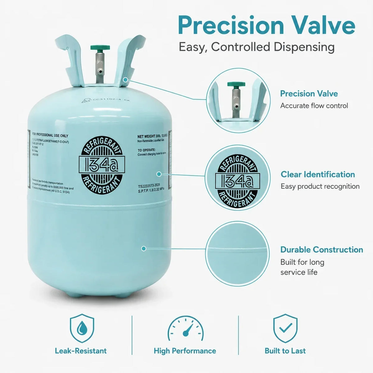 30LBS R134a Refrigerant