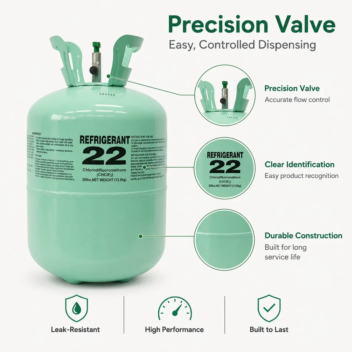 30LBS R22 Refrigerant