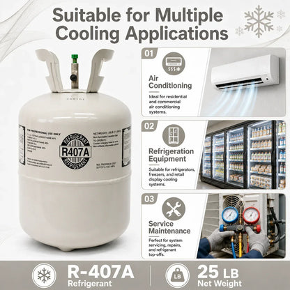 25LBS R407A Refrigerant