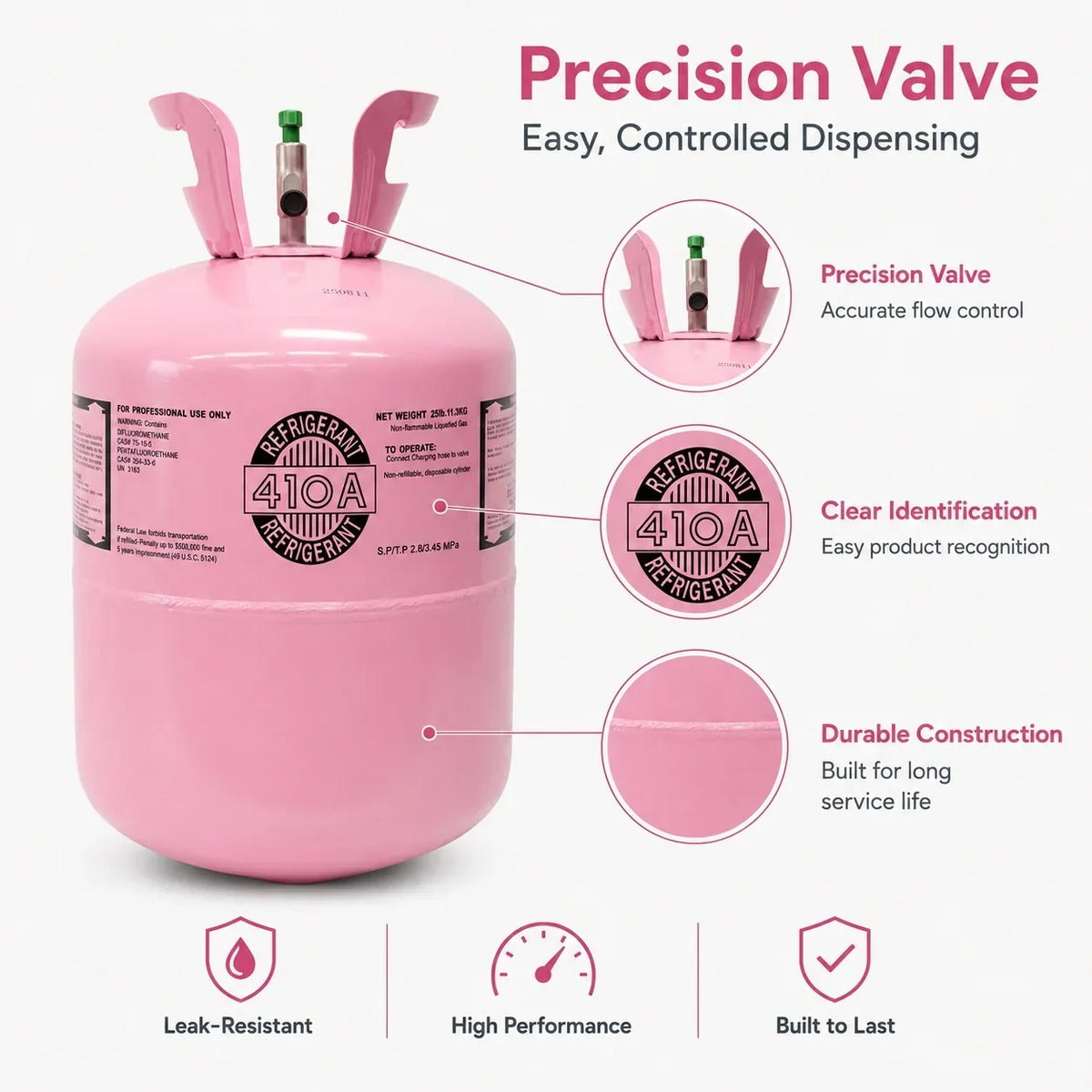25LBS R410A Refrigerant